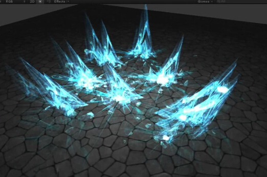 Unity3D游戏特效制作《神圣冰封》