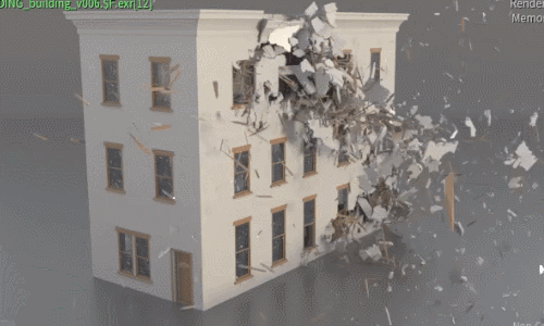 Houdini建筑破坏爆炸特效案例教程